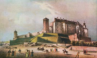 Wawel Royal Castle, early 19th century