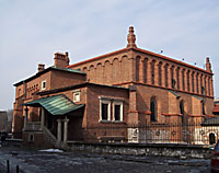 Krakow's Old Synagogue at the Jewish quarter of Kazimierz historic district