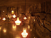 Wieliczka salt mine near Krakow in Poland