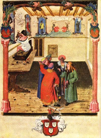 illustration from Balthazar Behem's codex of Krakow