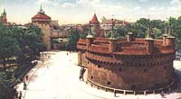 Krakow's medieval barbican