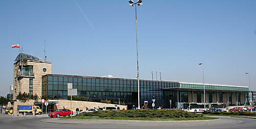 International terminal at the Krakow airport