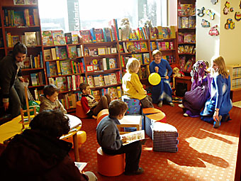 chlidren's corner in the empik bookshop