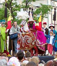 Krakow's Lajkonik parade